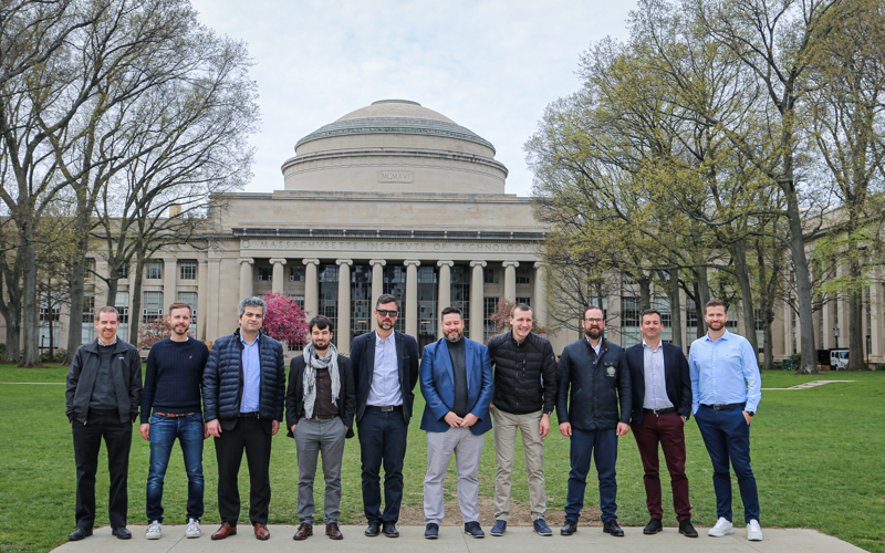 EMBA Class In Front Of MIT