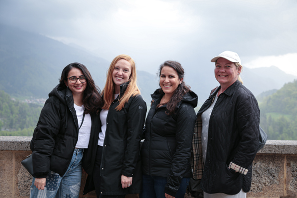 Group Picture In Front Of Valley