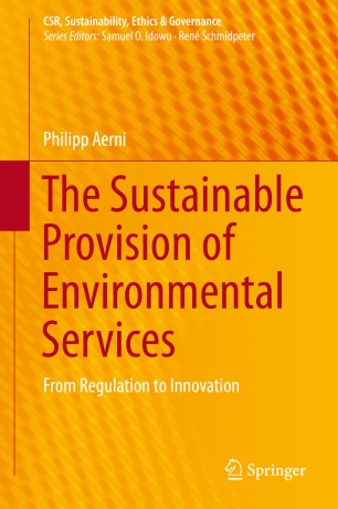 Bookcover The Sustianable Provision of Environmental Services