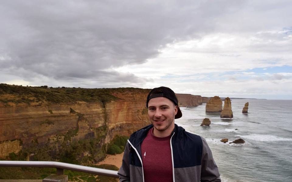 Student, während eines Austausches in Australien