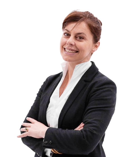 Greta Balliu Portrait of Greta Balliu, Associate Professor at HEG Fribourg