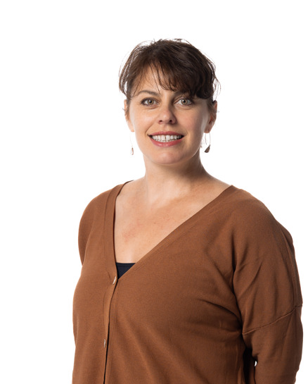 Portrait of Greta Balliu, Associate Professor at HEG Fribourg