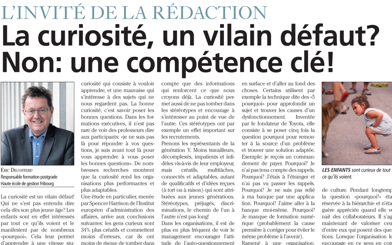 Chronique Curiosité FER 2021