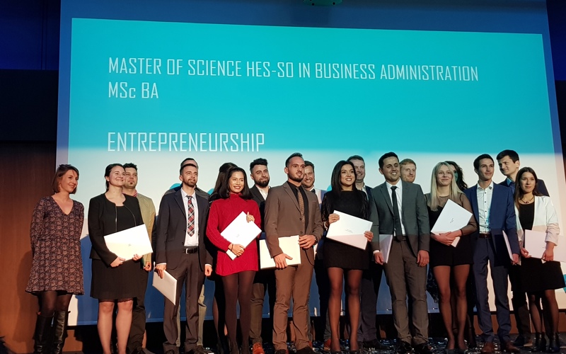 Master Lauréates et lauréats du Master en Business Administration HES-SO, orientation Entrepreneurship 2019