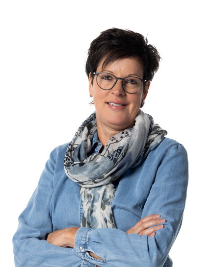 Portrait of Karin Egger, Administrative Assistant at HEG Fribourg