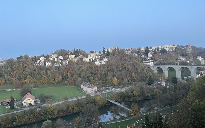 Fribourg, quartier du Schoenberg, novembre 2024.